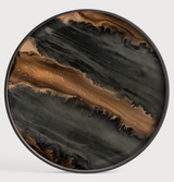 Organic Glass Tray | Bronze
