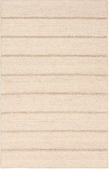 Bavell Almeda Rug in White Swan/Humus