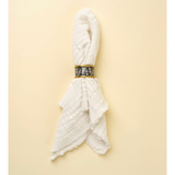 Arbor Enameled Napkin Ring, Green