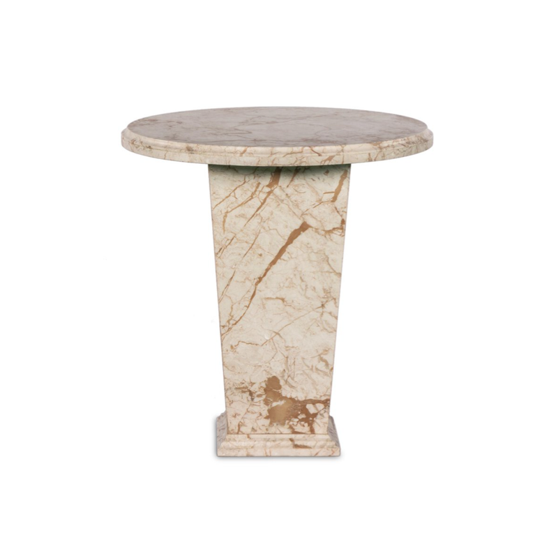 Eslo End Table in Desert Taupe Marble