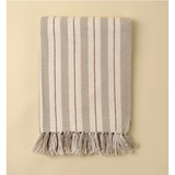 Cavendish Cotton Throw - Sand 50" x 60"