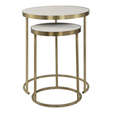 Aragon Nesting Tables - White - Set of 2