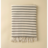 Castaway Cotton Throw - Slate 50" x 60"