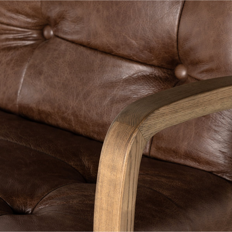 Luca Desk Chair in Sonoma Coco