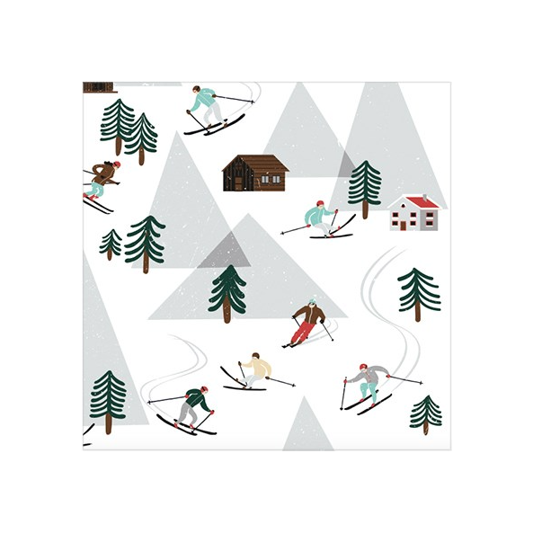 Apres Ski Cocktail Napkins 20Pk