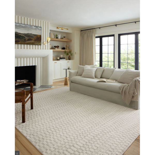 Kamala Rug - Ivory and Grey