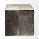 Zahavi Hide Square Ottoman
