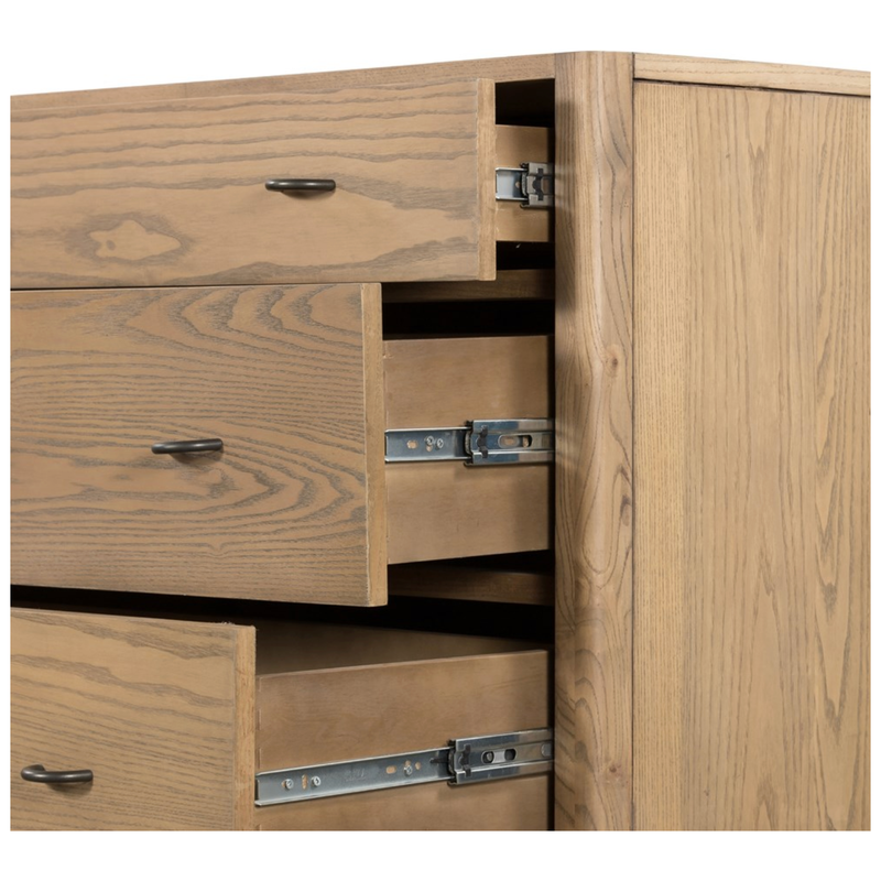 Zuma 6 Drawer Dresser in Dune Ash