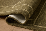 Barrow Rug in Olive/Natural