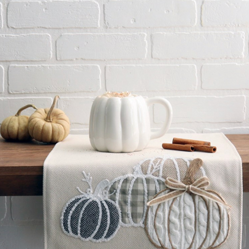 Pumpkin Mug White