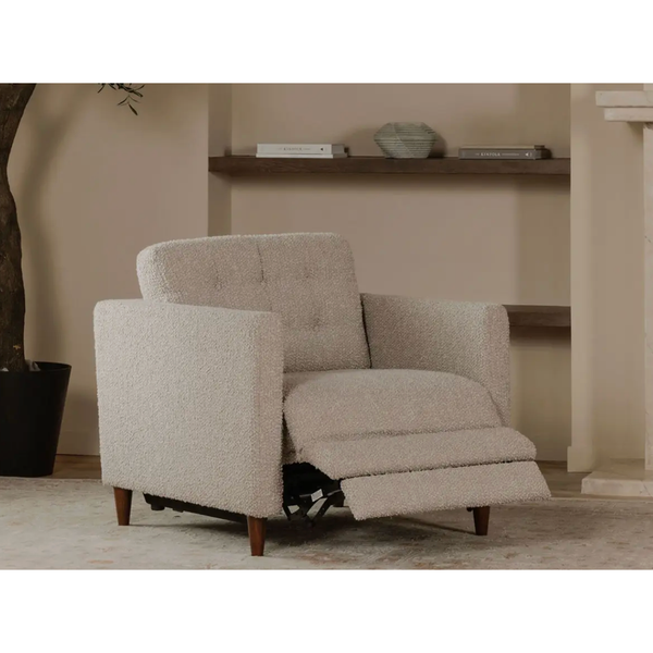 Bridgers Power Recliner Chair Warm Grey