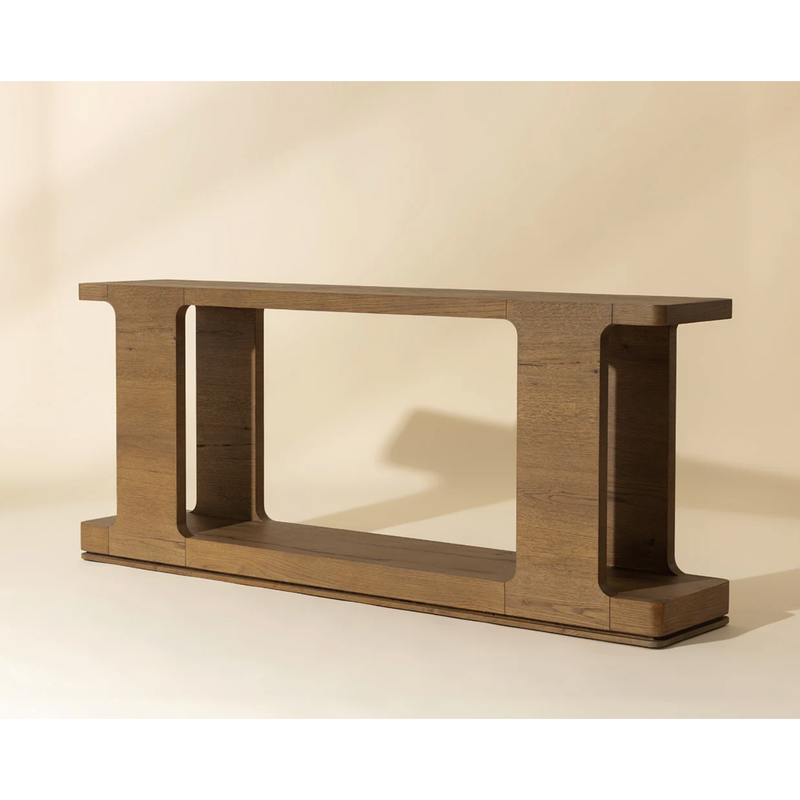 Hercules Console Table in Light Brown