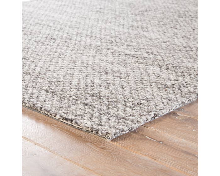 Scandinavian Rakel Karlstadt Rug - Grey and White