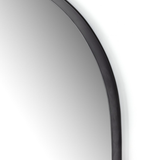 Georgina Wide Mirror in Iron Matte Black