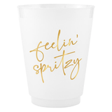 Feelin' Spritzy - Gold Frost Cup - Set of 8