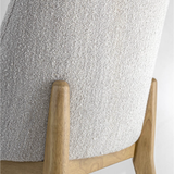 Fawcett Dining Chair in Taupe Boucle