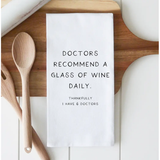 Wine Daily Tea Towel