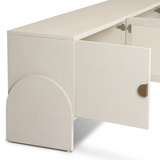 Cressida Media Console in Ivory