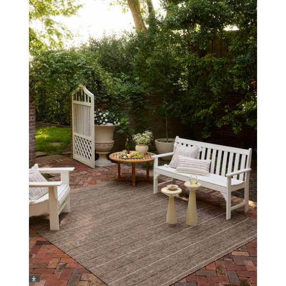 Birch Rug in Natural/ Bark