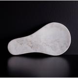 Hand Cut Marble Spoon Rest