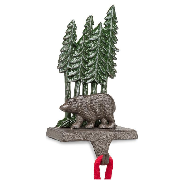 Bear in Forest Stocking Holder