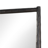 Tapered Floor Mirror in Bronzed Aluminum