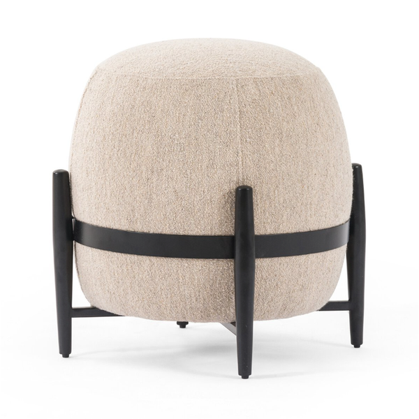 Sia Ottoman in Athena Taupe