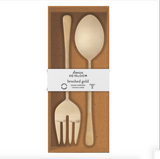 Gold Salad Server Set