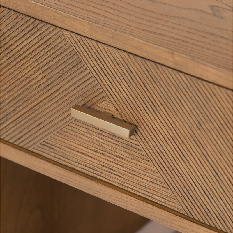 Caspian Nightstand in Natural Ash Veneer