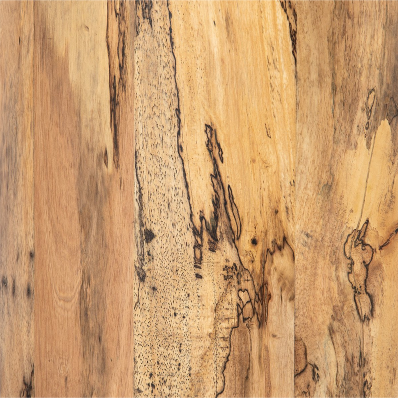 Hudson Round End Table In Spalted Primavera