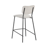 Cullen Counter Stool - Polo Club Stone Fabric