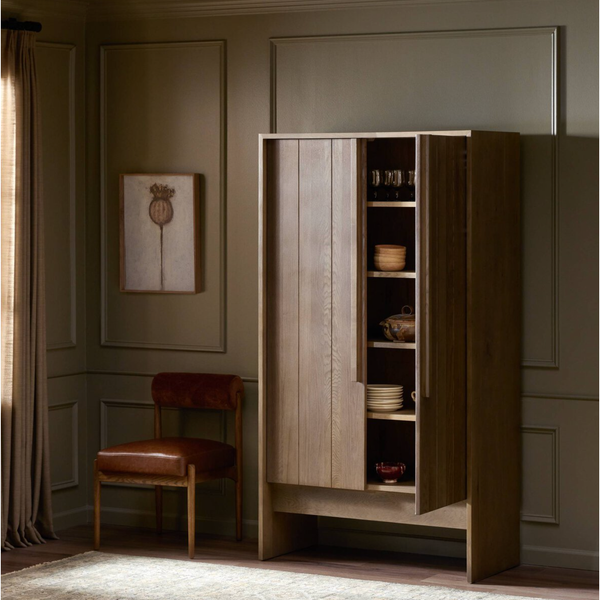 Elgin Cabinet in Sandy Oak Veneer