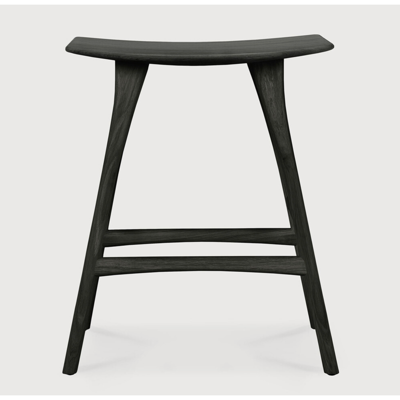 Osso Counter Stool in Oak Black