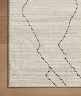 Darby Rug in Sand/Charcoal