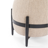 Sia Ottoman in Athena Taupe