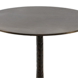 Jocelyn End Table in Dark Brass