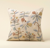 Lunaflora Embroidered Cushion