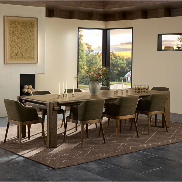 Marcia Dining Table in Grey Oak