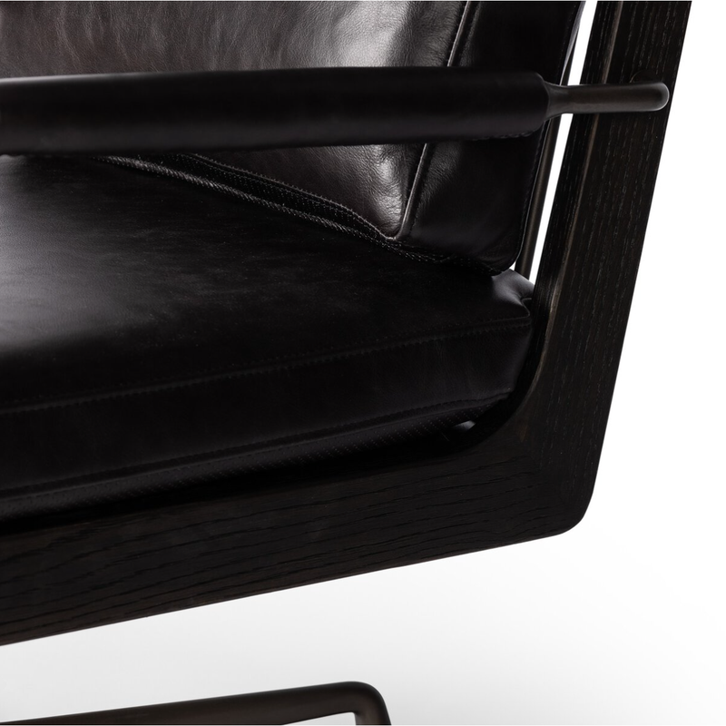 Ludvig Desk Chair in Sonoma Black