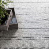 Melange Stripe Grey Rug