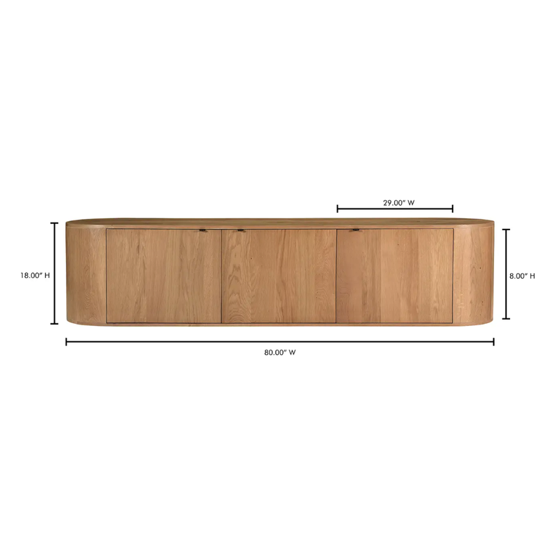 Theo Media Console in Natural
