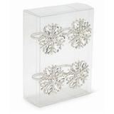 Snowflake Napkin Ring Set of 4