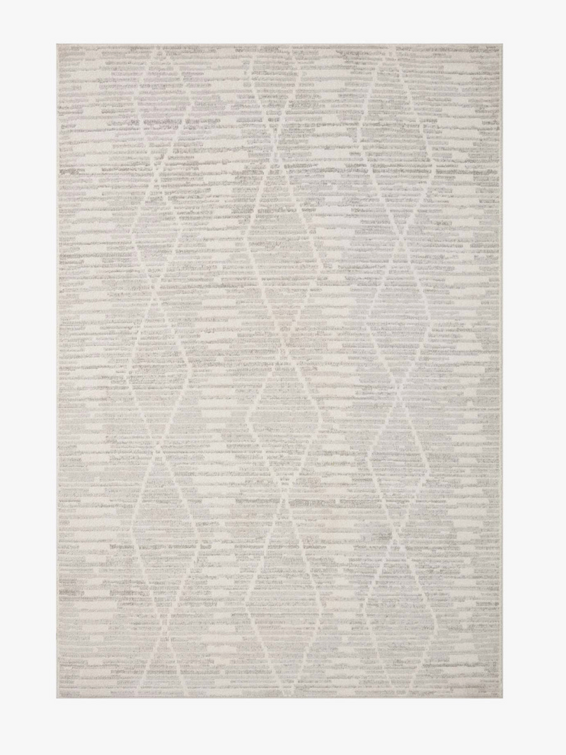 Kamala Rug in Ivory / Silver