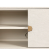 Cressida Media Console in Ivory