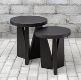Nadette Nesting Tables | Black