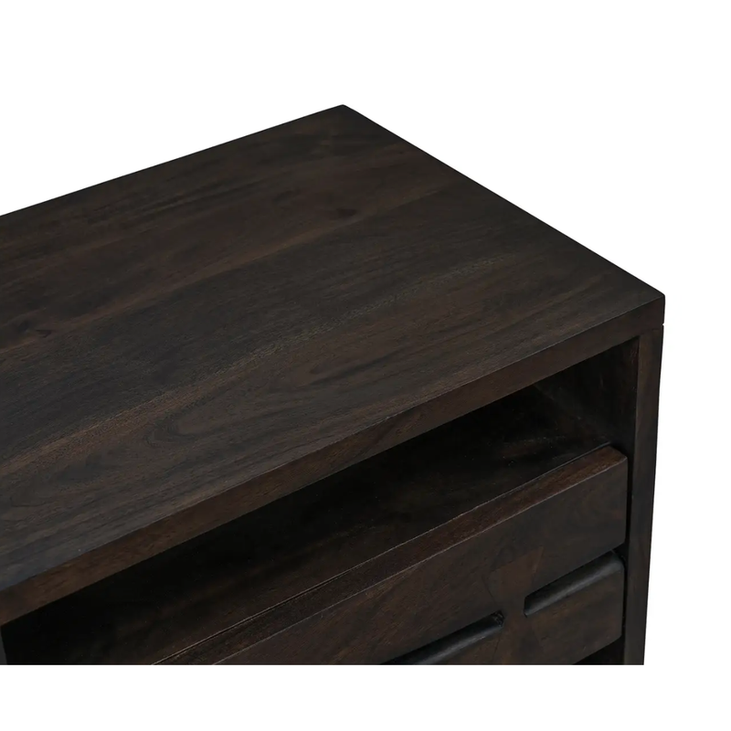 Madagascar Nightstand in Dark Brown