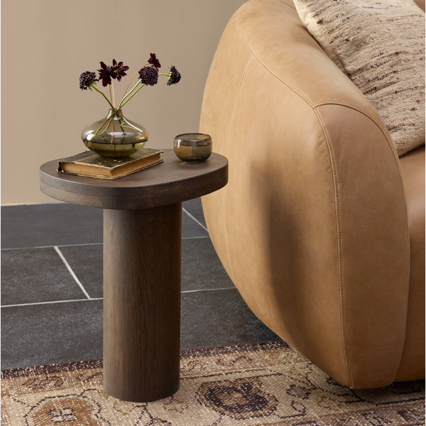 Zion End Table in Grey Tobacco