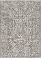 Harput Rug in Charcoal and Grey