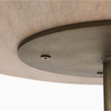 Maxwell End Table in Light/Gold