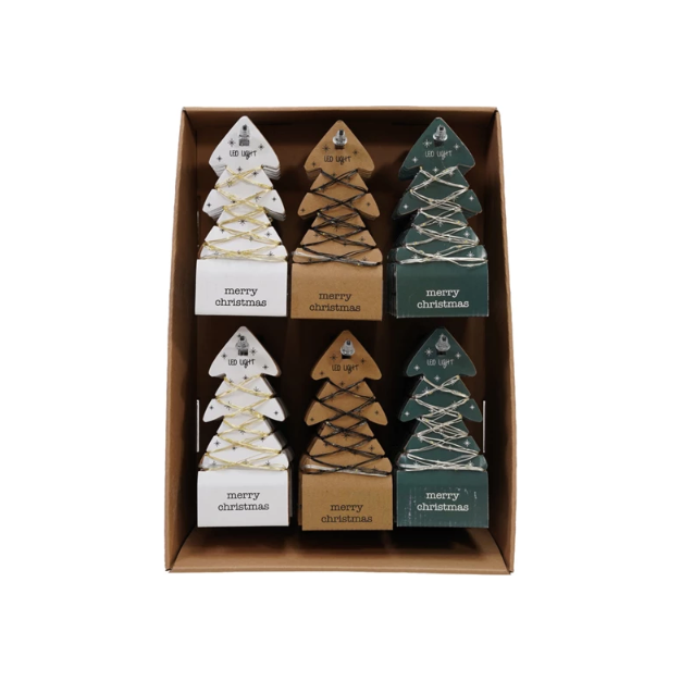LED String Lights on Tree Cards